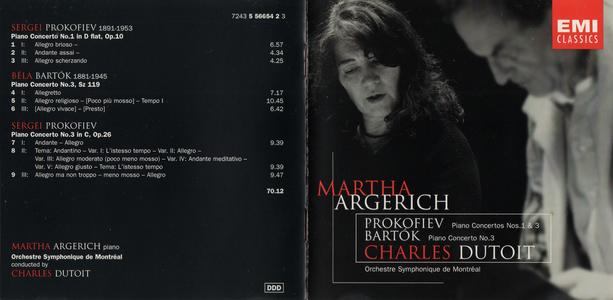 Prokofiev: Piano Concertos Nos. 1 and 3; Bartok: Piano Concerto No. 3